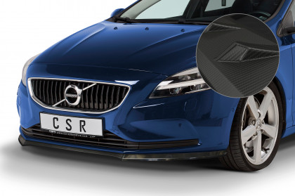 Spoiler pod přední nárazník CSR CUP - Volvo V40 12-19 carbon look matný