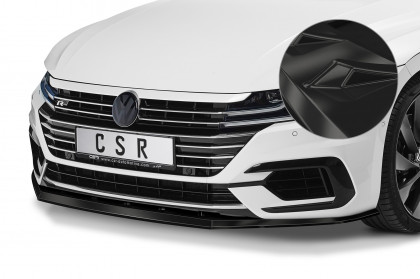 Spoiler pod přední nárazník CSR CUP - VW Arteon R-line černý lesklý