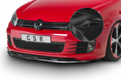 Spoiler pod přední nárazník CSR CUP - VW Golf VI GTI/GTD černý lesklý