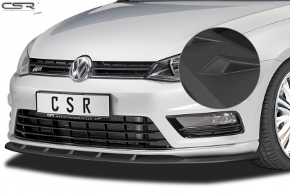 Spoiler pod přední nárazník CSR CUP - VW Golf VII R-Line černý matný