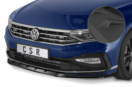 Spoiler pod přední nárazník CSR CUP - VW Passat B8 R-line Typ 3G černý mat