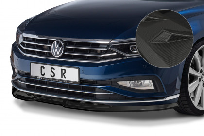 Spoiler pod přední nárazník CSR CUP - VW Passat B8 (Typ 3G) carbon look matný