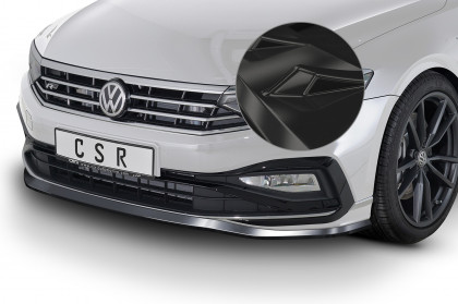 Spoiler pod přední nárazník CSR CUP - VW Passat B8 Typ 3G Rline 2019- černý lesklý