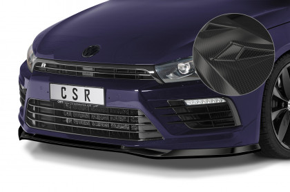 Spoiler pod přední nárazník CSR CUP - VW Scirocco (Typ 13) R carbon look lesklý
