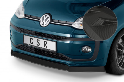 Spoiler pod přední nárazník CSR CUP - VW up! 2011-2016 carbon look matný