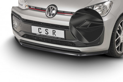 Spoiler pod přední nárazník CSR CUP - VW up! GTI 2018- carbon look lesklý