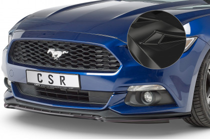 Spoiler pod přední nárazník CSR CUP3 - Ford Mustang VI  - černý lesklý