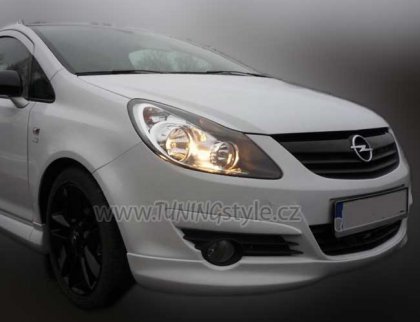 Spoiler pod přední nárazník-podspoiler opc look TFB Opel Corsa D