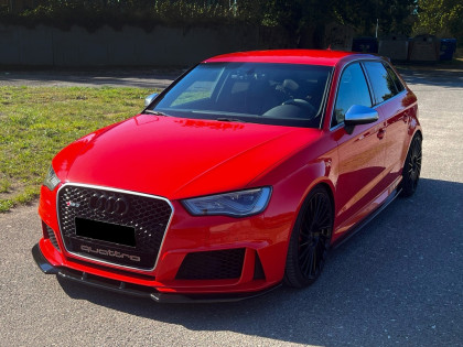 Spoiler pod přední nárazník pro AUDI RS3 8V Sportback 2015-2016 s TÜV
