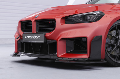 Spoiler pod přední nárazník - splittery CSR CUP pro BMW M2 G87 2023- carbon look matný