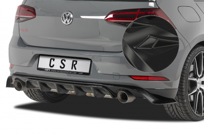 Spoiler pod zadní nárazník CSR - Golf 7 TCR černý lesklý