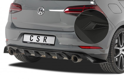 Spoiler pod zadní nárazník CSR - Golf 7 TCR černý matný