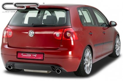 Spoiler pod zadní nárazník CSR-VW Golf V/5 03-08 duplex