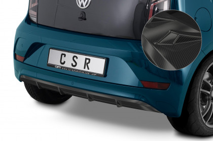 Spoiler pod zadní nárazník CSR - VW up! / e-up! 16- carbon look lesklý