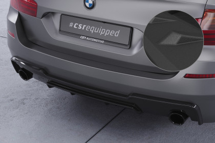 Spoiler pod zadní nárazník, difuzor BMW 5 F10/F11 535i/535d M-Paket - Černá struktura