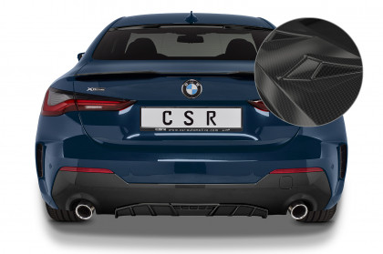 Spoiler pod zadní nárazník, difuzor CSR - BMW 4 (G22/G23) M-Paket a M440 carbon look lesklý