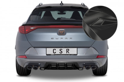 Spoiler pod zadní nárazník, difuzor CSR - Cupra Formentor carbon look lesklý