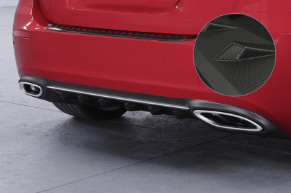 Spoiler pod zadní nárazník, difuzor Mercedes Benz A-Klas (W177) Carbon look matný