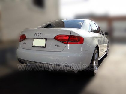 Spoiler pod zadní nárazník - difuzor Votex look TFB Audi  A4 B8
