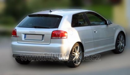 Spoiler pod zadní nárazník S3 look TFB Audi A3 8P 3dv. 03-08