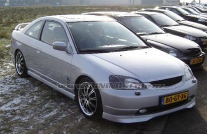 Spoiler předního nárazníku ABS HONDA CIVIC 2001+ 2/4D