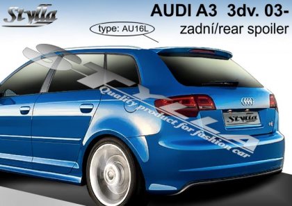 Spoiler střešní, křídlo Stylla Audi A3 8P 5dv. 04-08