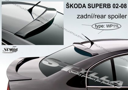 Spoiler střešní, křídlo Stylla Škoda Superb I -08