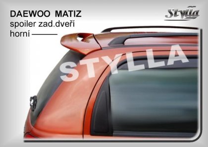 Spoiler zadní dveří horní, křídlo Stylla Daewoo Matiz 98-