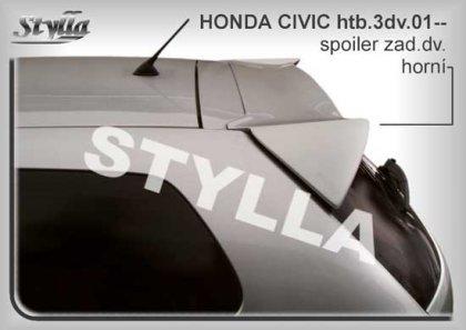 Spoiler zadní dveří horní, křídlo Stylla Honda Civic 3dv. 01-06
