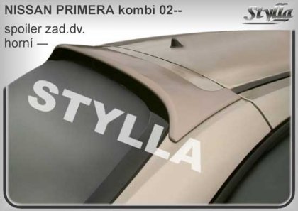 Spoiler zadní dveří horní, křídlo Stylla Nissan Primera combi 02-08