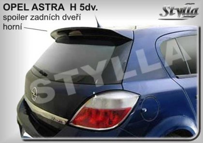 Spoiler zadní dveří horní, křídlo Stylla Opel Astra H 5dv. 05-