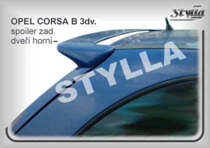 Spoiler zadní dveří horní,křídlo Stylla Opel Corsa B 3dv. 93-00