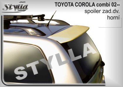 Spoiler zadní dveří horní, křídlo Stylla Toyota Corolla combi 02-