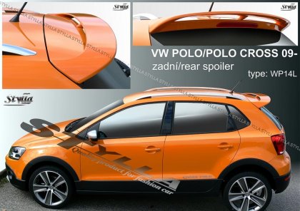 Spoiler zadní dveří horní, křídlo Stylla - VW Polo Cross 10-