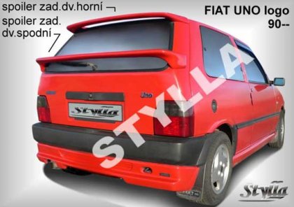 Spoiler zadní dveří spodní, křídlo Stylla Fiat Uno Logo 90-95