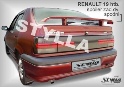 Spoiler zadní dveří spodní, křídlo Stylla Renault 19 htb 89-96