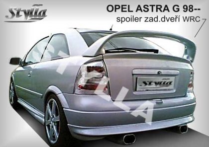 Spoiler zadní dveří spodní - WRC, křídlo Stylla Opel Astra G htb 98-