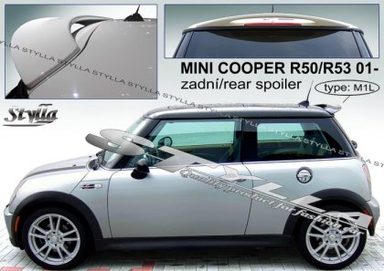 Spoiler zadní horní dvoubodový, křídlo Stylla Mini Cooper R50, R53 01-