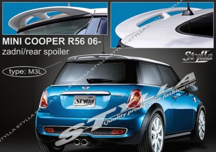 Spoiler zadní horní, křídlo Stylla Mini Cooper R56  06-