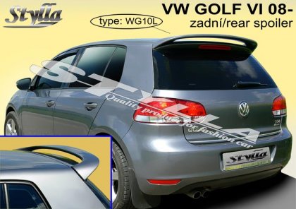 Spoiler zadní horní, křídlo Stylla VW Golf VI / 6