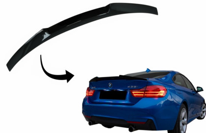 Spoiler zadní kapoty BMW 4 Coupe F32 (2013-) M4 CSL Design černý lesklý