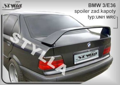 Spoiler zadní kapoty dvoudílný, křídlo Stylla BMW E36 sedan 90-99