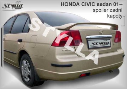 Spoiler zadní kapoty, křídlo Stylla Honda Civic sedan 01-