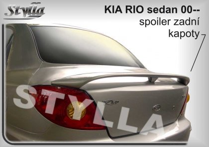 Spoiler zadní kapoty, křídlo Stylla KIA Rio sedan 00-