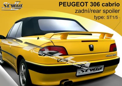 Spoiler zadní kapoty, křídlo Stylla Peugeot 306 cabrio