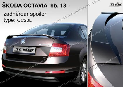 Spoiler zadní kapoty, křídlo Stylla - Škoda Octavia III RS htb 13-