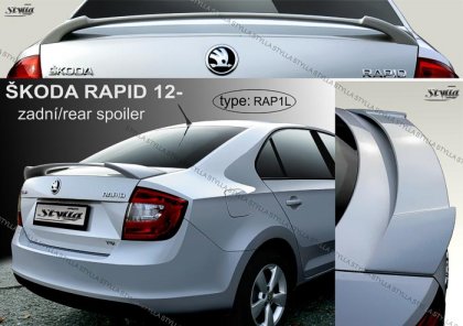 Spoiler zadní kapoty, křídlo Stylla - Škoda Rapid 12- RS