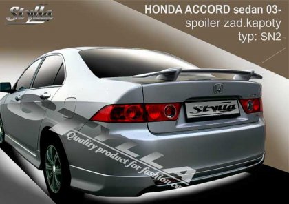 Spoiler zadní kapoty, křídlo Stylla SN2 Honda Accord sedan 03-08