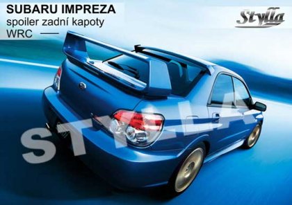 Spoiler zadní kapoty typ WRC, křídlo Stylla Subaru Impreza 00-08