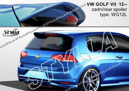 Spoiler zadní střešní, křídlo Stylla VW Golf VII 12-